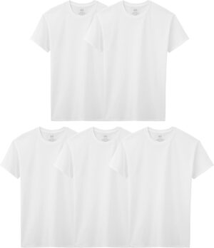 Fruit of the Loom Boys’ Cotton White T Shirt