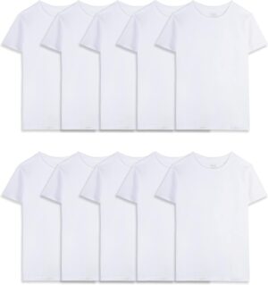 Fruit of the Loom Boys’ Cotton White T Shirt