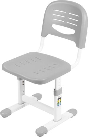 VIVO Height Adjustable Kids’ Desk Chair, Chair Only, Multifunctional Interactive Workstation for School Study or Play, Children’s Ergonomic Seat with Back, Gray, DESK-V201G-CH