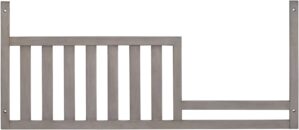 Soho Baby Chandler Crib to Toddler Bed Guard Rail Conversion Kit, Stone Wash, GreenGuard Gold Certified