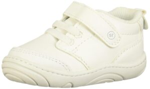 Stride Rite 360 Unisex Child Taye 2.0 First Walker Shoe, White, 5 Toddler US