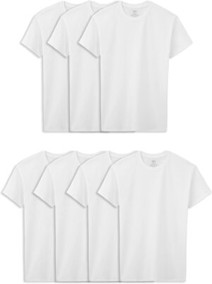 Fruit of the Loom Boys’ Cotton White T Shirt