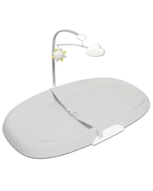 Skip Hop Baby Changing Pad Nursery Style Wipe-Clean Contoured with Cushioned Foam Grey