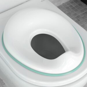 Jool Baby Potty Training Seat for Boys And Girls, Fits Round & Oval Toilets, Non-Slip with Splash Guard, Includes Free Storage Hook (Aqua)