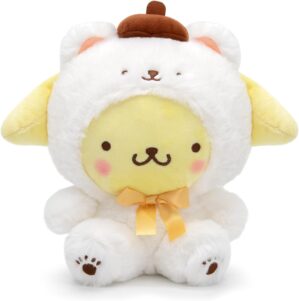 8″ Plush Doll, Kawaii Anime Stuffed Toy, Soft Yellow Cartoon Plushie Gift for Girls Teens Fans Birthday Decoration