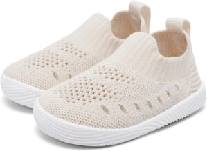 MORENDL Baby Shoes Toddler Walking Sock Shoes Non-Slip Breathable Boys & Girls Sneakers Infant Tennis Shoes