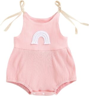 Infant Newborn Baby Girl Floral Romper Kids Spaghetti Strap One Piece Jumpsuit Shorts Toddler Summer Overall Clothes