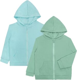 GUISBY Unisex Baby Sweatshirts Hoodies, Lightweight Full Zipper Jackets Coat