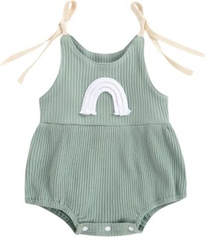 Infant Newborn Baby Girl Floral Romper Kids Spaghetti Strap One Piece Jumpsuit Shorts Toddler Summer Overall Clothes