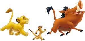 RoomMates RMK1922GM Lion King Peel & Stick Giant Wall Decals, Multicolor