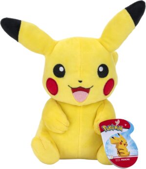 Pokémon Official & Premium Quality 8-Inch Pikachu – Adorable, Ultra-Soft, Plush Toy, Perfect for Playing & Displaying – Gotta Catch ˜Em All, Yellow