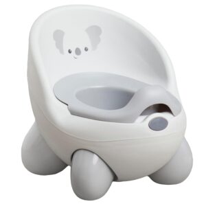 Infantino Potty Pals Potty Seat – Potty Training Toilet, Removable Bowl with Splashguard, Slip Resistant Feet, Gray Koala