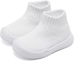 Eashi Baby Boy Girl Non-Skid Indoor Infant Walking Shoes Breathable Warm Elastic Sock Shoes with Memory Sole Protect Toes Outdoor Sneakers