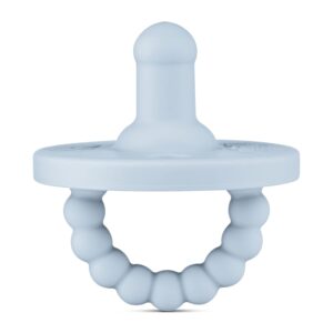 Ryan & Rose Cutie PAT Pacifier Teether (Stage 1, Blue)