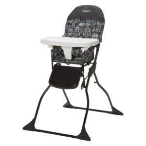 Cosco Simple Fold Full Size High Chair With Adjustable Tray, 28.5×23.5×38.7 Inch (Pack of 1)