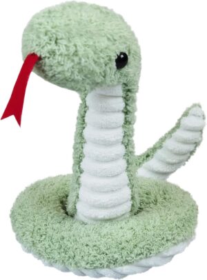 Green Plush Snake Stuffed Animal Toy, Soft Cuddly Plushie Hugger Toy for Boys & Girls, Gifts for Kids or Girlfriend, 17 Inches