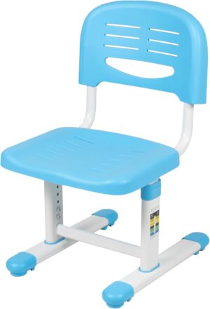 VIVO Height Adjustable Kids’ Desk Chair, Chair Only, Multifunctional Interactive Workstation for School Study or Play, Children’s Ergonomic Seat with Back, Blue, DESK-V201B-CH