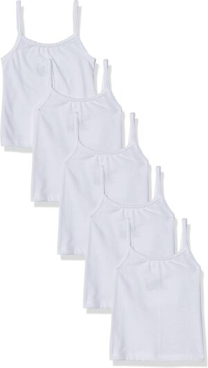 Hanes Girls’ Camisole, 100% Cotton Tagless Cami, Toddler Sizing, Multiple Packs & Colors Available