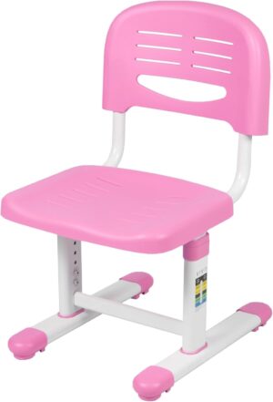 VIVO Height Adjustable Kids’ Desk Chair, Chair Only, Multifunctional Interactive Workstation for School Study or Play, Children’s Ergonomic Seat with Back, Pink, DESK-V201P-CH