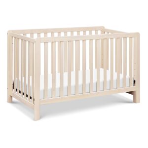 Carter’s by DaVinci Colby 4-in-1 Convertible Crib – GREENGUARD Gold Certified Convertible Baby Crib to Toddler Bed, Daybed, Full-Size Bed – Wooden Baby Bed w/Four Adjustable Heights – Washed Natural