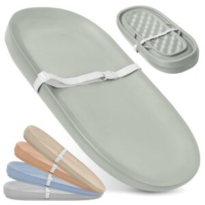 Jool Baby Waterproof Baby Changing Pad – Easy to Clean, Lightweight & Portable – Large Foam Cushion for Comfort (Sage)