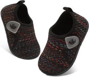 FEETCITY Baby Shoes Boys Girls First Walking Shoes Infant Sneakers Crib Shoes Breathable Lightweight Slip On Shoes