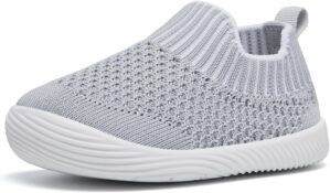 MORENDL Baby Shoes Toddler Walking Sock Shoes Non-Slip Breathable Boys & Girls Sneakers Infant Tennis Shoes
