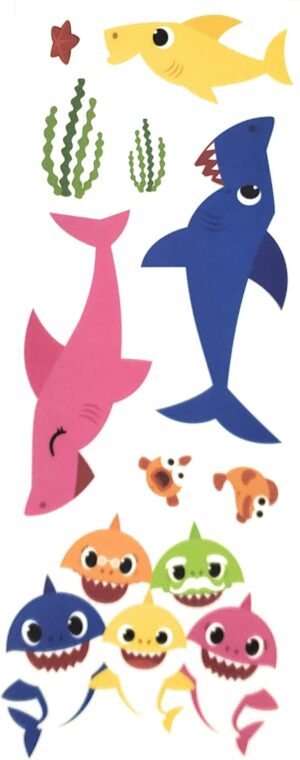RoomMates Baby Shark Wall Decals – 9 Pieces