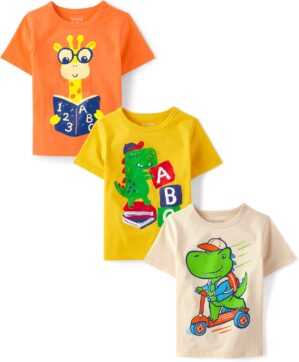 The Children’s Place Baby Boys Educational Short Sleeve Graphic T Shirt