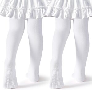 Baby Tights Non Slip Toddler Stockings Tights with Grippers Seamless Soft Cotton Knit Tights Leggings Newborn
