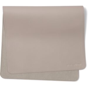 Vegan Leather Baby Changing Mat (16 X 30 in) – Multipurpose Wipeable and Portable Diaper Changing Mat – Foldable Travel Changing Mat (Grey)