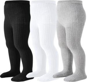 Baby Tights Toddler Cable Knit Tights Cotton Warm Leggings Pantyhose Soft Stockings