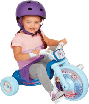 Disney Frozen 2 Frozen 2 Fly Wheels 10″ Junior Cruiser Ride-On with Sound Effects Button! Ages 2-4