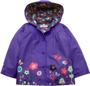 Arshiner Girl Baby Kid Waterproof Hooded Coat Jacket Outwear Raincoat Hoodies