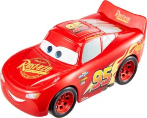 Mattel Disney and Pixar Cars Track Talkers Toy Vehicles, Lightning McQueen Talking Car, 5.5-inch Character Collectible