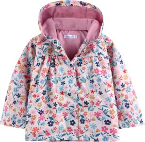 Arshiner Girl Baby Kid Waterproof Hooded Coat Jacket Outwear Raincoat Hoodies