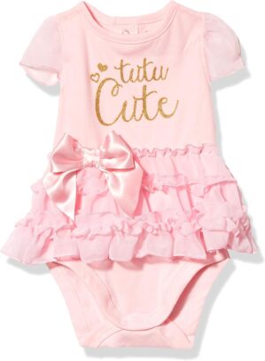 Gerber baby-girls Bodysuit With Tutu SkirtCasual Dress