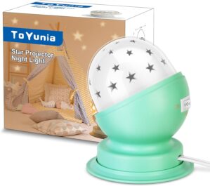 Star Night Light for Kids Star Night Light for Kids Bedroom Girls Night Light Starry Night Light Projector Plug in Night Light for Kids with Timer (1 Pack, 3000K,Green)