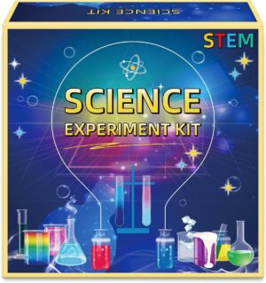 Science Experiment Kit for Kids, Boys & Girls Age 4-5-6-7-8, Birthday Gift for 4-8 Year Old Boys & Girls, STEM Learning & Educational Toys, Preschool Activities (Science Magic Kit)