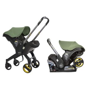 Doona Car Seat & Stroller, Desert Green – All-in-One Travel System