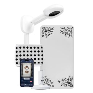 Nanit Pro Complete Monitoring System – Includes Wi-Fi HD Video Camera w/Nightlight and Night Vision, Multi-Stand, Smart Sheets & Breathing Wear Band – Tracks Infant Sleep, Breathing Motion, & Height