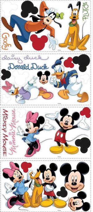 RoomMates RMK1507SCS Mickey and Friends Peel and Stick Wall Decals