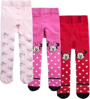 Disney Baby Girls’ Minnie Mouse Leggings Tights – Stockings Pantyhose – Leggings for Baby Girls for Newborns/Infants (0-24M)