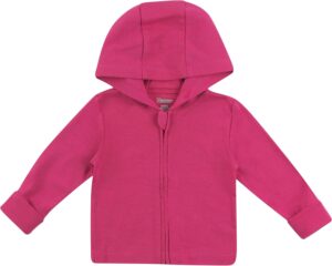 Hanes Hoodie, Zippin Soft 4-Way Stretch Knit Long Sleeve, Babies and Toddlers