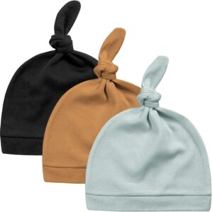 KiddyCare Newborn Baby Hospital Hat for Boy/Girl | Doctor Developed Baby Hats 0-6 Months, Baby Beanies for Infant Babies