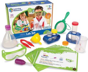 Learning Resources Primary Science Lab Activity Set – Science Kits for Kids Ages 3+ STEM Toys for Toddlers, Science Classroom Decor,Science Experiments
