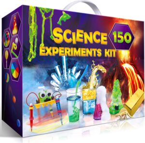 UNGLINGA 150 Experiments Science Kits for Kids, S.T.E.M Project Educational Toys for Boys Girls Birthday Gifts Ideas, Volcano, Chemistry Lab Scientific Tools Scientist Set