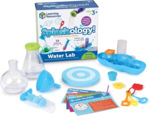 Learning Resources Splashology! Water Lab Science Kit, STEM Playtime, Water Activities, 19 Pieces, Ages 3+