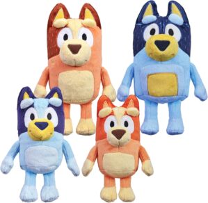 Bluey Heeler Family Plush Set 4 Plush 7-8″ Figures | Amazon Exclusive