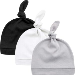 KiddyCare Newborn Baby Hospital Hat for Boy/Girl | Doctor Developed Baby Hats 0-6 Months, Baby Beanies for Infant Babies